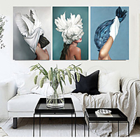 Print Rolled Canvas Prints Stretched Canvas Prints - Botanical Floral / Botanical Vintage Modern Art Prints