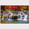 Print Stretched Canvas Prints - Landscape Traditional Modern Three Panels Art Prints