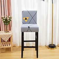 Print Super Soft Chair Cover Stretch Removable Washable Dining Room Chair Protector Slipcovers Home Decor Dining Room Seat Cover 1 Piece miniinthebox