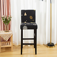 Print Super Soft Chair Cover Stretch Removable Washable Dining Room Chair Protector Slipcovers Home Decor Dining Room Seat Cover 1 Piece miniinthebox