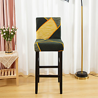 Print Super Soft Chair Cover Stretch Removable Washable Dining Room Chair Protector Slipcovers Home Decor Dining Room Seat Cover 1 Piece miniinthebox
