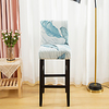 Print Super Soft Chair Cover Stretch Removable Washable Dining Room Chair Protector Slipcovers Home Decor Dining Room Seat Cover 1 Piece miniinthebox
