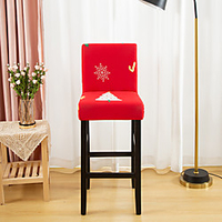 Print Super Soft Chair Cover Stretch Removable Washable Dining Room Chair Protector Slipcovers Home Decor Dining Room Seat Cover 1 Piece miniinthebox