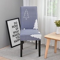 Print Super Soft Chair Cover Stretch Removable Washable Dining Room Chair Protector Slipcovers Home Decor Dining Room Seat Cover 1 Piece miniinthebox