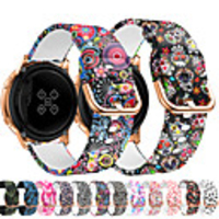 Printing Silicone Watch Band for Amazfit GTR 47mm 42mm / Bip Lite / Bip Youth / Bip S / GTS / Amazfit Stratos 3 / Stratos 2 2S / Pace 1 / Xiaomi Watch Color Replaceable Bracelet Wrist Strap Wristband