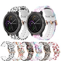 Printing Silicone Watch Band For Garmin Vivoactive 3 / Vivomove HR / Forerunner 645 / 245M / Venu / Vivomove Replaceable Bracelet Wrist Strap Wristband miniinthebox