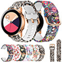Printing Silicone Watch Band For Huawei Watch 2 / Ticwatch 2 / Ticwatch E Replaceable Bracelet Wrist Strap Wristband