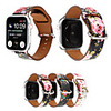 Printing Strap For Apple Watch Band 38mm 40mm 42mm 44mm Floral Flower Silicone Belt For iWatch Series 5 4 3 2 1 Watch Bracelet