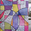 Privacy Color Geometry Pattern Window Film Home Bedroom Bathroom Glass Window Film Stickers Self Adhesive Sticker 45 x 100CM