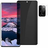 Privacy Screen Protector With Camera Lens Protector For Samsung Galaxy S20 ultra 9H Tempered Glass Anti-peeping Anti-glare Anti-fingerprint Glass Screen HD Film For Galaxy S10/S10 Lite/S20plus