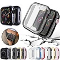 ProBefit 360 Slim Watch Cover for Apple Watch Case 5 4 Soft Clear TPU Screen Protector for iWatch 4 3 44MM 40MM