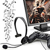 Professional 1 Ear Mini Wired Headset Stereo With VOL Microphone For Playstation video game PS4