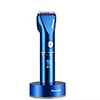 professional hair clipper rechargeable trimmer lithium battery Titanium alloy blade cutter adjustable comb Fine-tuning 100-240V