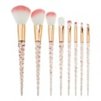 Professional Makeup Brushes Make Up 8pcs Professional Comfy Synthetic Hair Plastic for