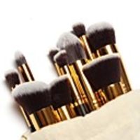 Professional Makeup Brushes Makeup Brush Set 10pcs Portable Travel Eco-friendly Professional Full Coverage Wood Makeup Brushes for Blush Brush Foundation Brush Eyeshadow Brush Concealer Brush Makeup
