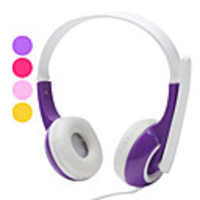 Professional Stereo Headphones with Reomte Volume Control and Microphone (Assorted Colors)