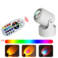 Projector Light Sunset Lamp Remote Controlled Party Wedding Gift RGB miniinthebox