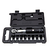 PROMEND Bike Wrench Adjustable Stability Durable For Road Bike Mountain Bike MTB Folding Bike Recreational Cycling Fixed Gear Bike Cycling Bicycle Steel Black 1 pcs