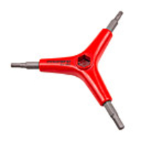 PROMEND Bike Wrench Adjustable Stability Durable For Road Bike Mountain Bike MTB Folding Bike Recreational Cycling Fixed Gear Bike Cycling Bicycle Steel Red 1 pcs