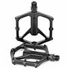 PROMEND Mountain Bike Pedals Flat Platform Pedals Sealed Bearing Anti-Slip Durable Cr-Mo Aluminium for Cycling Bicycle Road Bike Mountain Bike MTB BMX Black