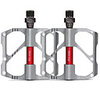 PROMEND Mountain Bike Pedals Flat Platform Pedals Sealed Bearing Lightweight Anti-Slip 3 Bearing Cr-Mo for Cycling Bicycle Road Bike Mountain Bike MTB BMX Black