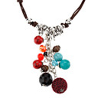 Propitious Three Elephant God Ganesh Alloy Necklace
