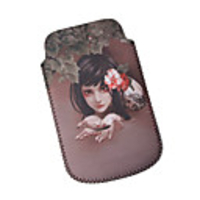 Protection Case for Iphone 3G/3GS/4G, Itouch 2G/2G/4G,  Blood Girl Pattern