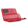 Protection PU Leather Case with Money Cards Compartments Red