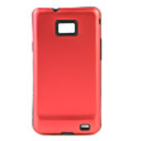 Protective Aluminium Case for Samsung Galaxy SⅡ i9100 - Red