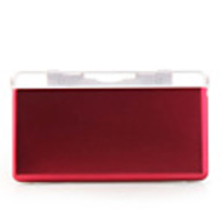 Protective Aluminum Case Cover for Nintendo DSi Red