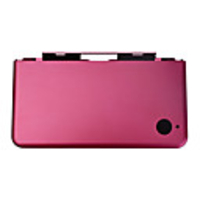 Protective Aluminum Cover Plastic Case for NDSi LL(Red)