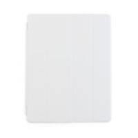 Protective Auto Wake-up/Sleep Smart Leather Cover for iPad 2 - Gray