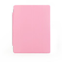 Protective Auto Wake-up/Sleep Smart Leather Cover for iPad 2 - Pink