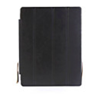 Protective Auto Wake-up/Sleep Smart PU Leather Case for iPad 2 - Black