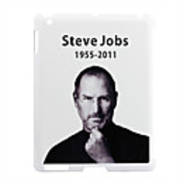 Protective Back Case for Apple iPad 2 - In Memorial of Steve Jobs Series