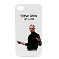 Protective Back Case for Apple iPhone 4 - In Memorial of Steve Jobs Series