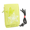 Protective Bag for iPod/iPhone/Camera/MP3/MP4 (Green Golla Flower)