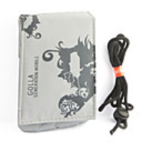 Protective Bag for iPod/iPhone/Camera/MP3/MP4 (Grey Circle)