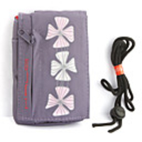 Protective Bag for iPod/iPhone/Camera/MP3/MP4 (Purple Flower)