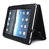 Protective Bracket Leather Flip-Open Case Movie Stand for Apple 9.7" iPad (Black)