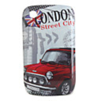 Protective Car Pattern Case for Blackberry 8520,  8530,  9300,  9330
