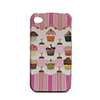 Protective Cartoon Case for iPhone 4 (Pink)