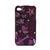 Protective Cartoon Case for iPhone 4 (Purple)
