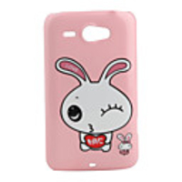 Protective Cartoon PVC Case for HTC G16/Chacha/A810e (Rabbit)