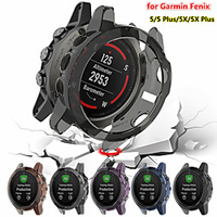 Protective Case Cover for Garmin Fenix 5 5 Plus 5X 5X Plus TPU Protection Cover Shell Smart Watch Bracelet Colorful Protective Cover Cover Hard Shockproof miniinthebox