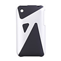 Protective Case Cover for iPhone 3G/3GS (Black/Silver)