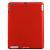 Protective Chocolate Beans Silica gel Case for Apple iPad 2(Red)