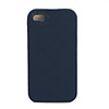 Protective Flip PU Leather Case for iPhone 4 (Dark Blue)