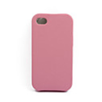 Protective Flip PU Leather Case for iPhone 4 (Pink)