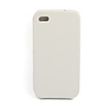Protective Flip PU Leather Case for iPhone 4 (White)
